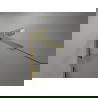 Mexen Lunar-B L douchedeur naar buiten draaiend rechts 140 cm, transparant, goud - 832SL-140-050-50-00-P