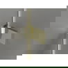 Mexen Lunar-B L douchedeur naar buiten draaiend rechts 140 cm, transparant, goud - 832SL-140-050-50-00-P