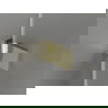 Mexen Lunar-B L douchedeur naar buiten draaiend rechts 140 cm, transparant, goud - 832SL-140-050-50-00-P