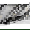 Mexen Lunar-B L douchedeur naar buiten draaiend rechts 140 cm, transparant, goud - 832SL-140-050-50-00-P