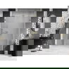Mexen Lunar-B L douchedeur naar buiten draaiend rechts 140 cm, transparant, goud - 832SL-140-050-50-00-P