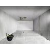 Mexen Lunar-B L porte de douche battante droite 140 cm, transparentes, dorées - 832SL-140-050-50-00-P