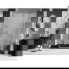 Mexen Lunar-B L schuifdeur voor douche rechts 120 cm, transparant, goud geborsteld - 832SL-120-050-55-00-P