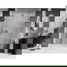 Mexen Lunar-B L Duschtritt Tür, schwenkbar, rechts 115 cm, transparent, Roségold - 832SL-115-050-60-00-P