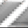 Mexen Lunar-B L douchedeur openslaand rechts 135 cm, transparant, roze goud - 832SL-135-050-60-00-P