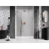 Mexen Lunar-B L right shower door 140 cm, transparent, rose gold - 832SL-140-050-60-00-P