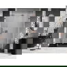 Mexen Lunar-B L draaideur douchedeur rechts 140 cm, transparant, roze goud - 832SL-140-050-60-00-P