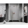 Mexen Lunar-B L right shower door 140 cm, transparent, rose gold - 832SL-140-050-60-00-P