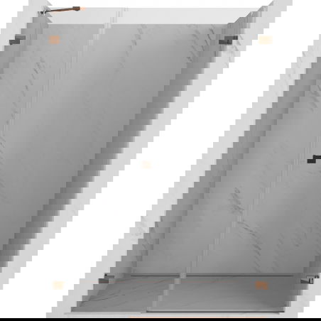 Mexen Lunar-B dušas durvis ar atvēršanu pa labi 120 cm, caurspīdīgas, rozā zelts - 832S-120-050-60-00-P