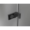 Mexen Lunar-F L porte de douche repliable gauche 150 cm, transparent, métal au pistolet - 836SL-150-050-95-00-L