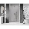 Mexen Lunar-F L porte de douche pliante gauche 145 cm, transparent, nickel brossé - 836SL-145-050-97-00-L