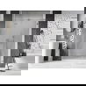 Mexen Lunar-F L faltbare Duschabtrennung links 150 cm, transparent, gebürstetes Nickel - 836SL-150-050-97-00-L