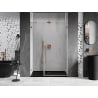 Mexen Lunar-B shower door hinged right 115 cm, transparent, brushed copper - 832S-115-050-65-00-P