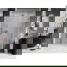 Mexen Lunar-B Duschdrehtür rechts 115 cm, transparent, gebürstetes Kupfer - 832S-115-050-65-00-P