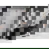Mexen Lunar-B L Duschdrehtür rechts 140 cm, transparent, gebürstetes Kupfer - 832SL-140-050-65-00-P