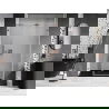 Mexen Lunar-B L Duschdrehtür rechts 140 cm, transparent, gebürstetes Kupfer - 832SL-140-050-65-00-P