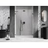 Mexen Lunar-B L shower door right hinged 130 cm, transparent, brushed gun gray - 832SL-130-050-66-00-P