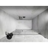 Mexen Lunar-B L drzwi prysznicowe uchylne prawe 145 cm, transparent, gun gray szczotkowany - 832SL-145-050-66-00-P