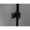 Mexen Lunar-B L porte de douche battante droite 120 cm, transparent, noir - 832SL-120-050-70-00-P