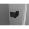 Mexen Lunar-B L porte de douche battante droite 120 cm, transparent, noir - 832SL-120-050-70-00-P