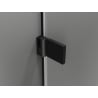 Mexen Lunar-B L porte de douche battante droite 120 cm, transparent, noir - 832SL-120-050-70-00-P