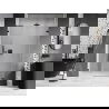 Mexen Lunar-B L Duschdrehtür rechts 120 cm, transparent, schwarz - 832SL-120-050-70-00-P