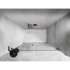 Mexen Lunar-B L porte de douche battante droite 120 cm, transparent, noir - 832SL-120-050-70-00-P