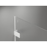 Mexen Lunar-F L drzwi prysznicowe składane prawe 145 cm, transparent, białe - 836SL-145-050-20-00-P
