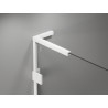 Mexen Lunar-F L drzwi prysznicowe składane prawe 145 cm, transparent, białe - 836SL-145-050-20-00-P