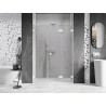 Mexen Lunar-F L drzwi prysznicowe składane prawe 145 cm, transparent, białe - 836SL-145-050-20-00-P