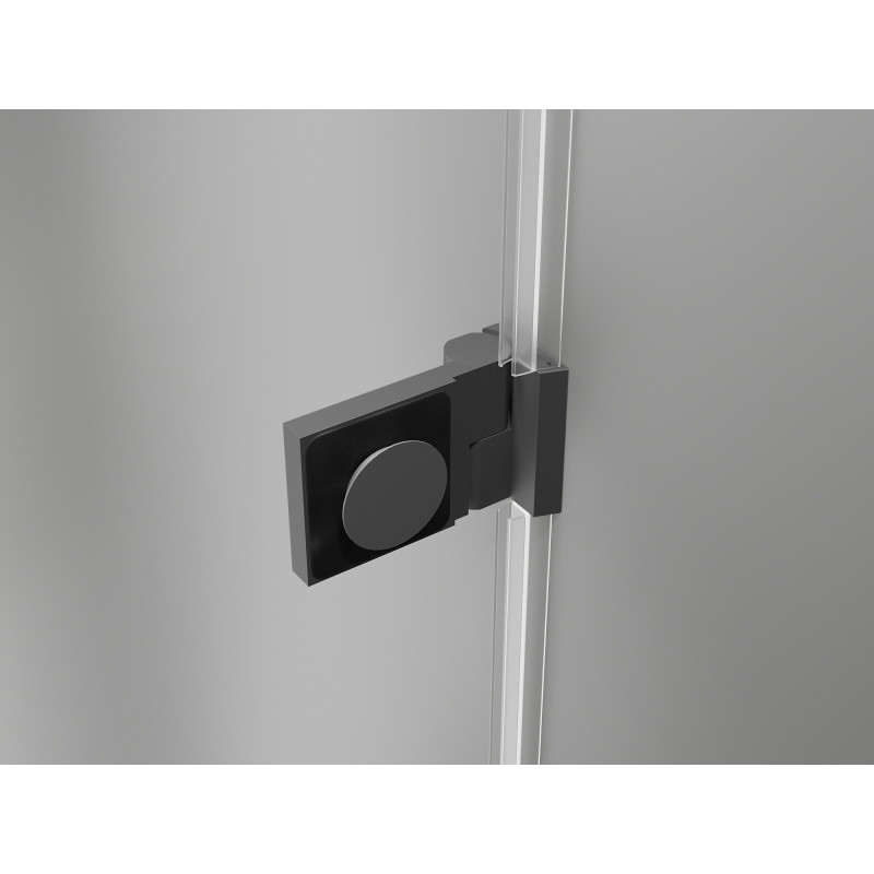 Mexen Lunar-B L drzwi prysznicowe uchylne prawe 145 cm, transparent, gun metal - 832SL-145-050-95-00-P