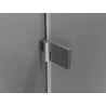 Mexen Lunar-B drzwi prysznicowe uchylne prawe 125 cm, transparent, gun gray szczotkowany - 832S-125-050-66-00-P
