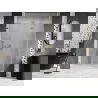 Mexen Lunar-F L Falttür Dusche rechts 125 cm, transparent, gold gebürstet - 836SL-125-050-55-00-P