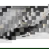 Mexen Lunar-F L faltbare Duschkabinentür rechts 140 cm, transparent, gold gebürstet - 836SL-140-050-55-00-P