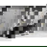 Mexen Lunar-F L faltbare Duschkabinentür rechts 140 cm, transparent, gold gebürstet - 836SL-140-050-55-00-P