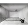 Mexen Lunar drzwi prysznicowe uchylne lewe 150 cm, transparent, chrom - 834S-150-050-01-00-L