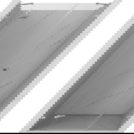 Mexen Lunar Duschdrehtür links 155 cm, transparent, Chrom - 834S-155-050-01-00-L