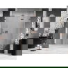 Mexen Lunar-F L vouwdeur voor douche, rechts 135 cm, transparant, roze goud - 836SL-135-050-60-00-P