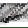 Mexen Lunar-F L Falttür Dusche rechts 150 cm, transparent, Roségold - 836SL-150-050-60-00-P