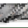 Mexen Lunar-F L Falttür für Duschtür rechts 150 cm, transparent, gebürstetes Kupfer - 836SL-150-050-65-00-P
