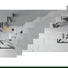 Mexen Rio douchecabine vierkant 80 x 80 cm, transparant, zwart + Flat douchebak, wit - 860-080-080-70-00-4010B