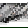 Mexen Lunar-F L Falttür für Duschtür rechts 150 cm, transparent, gebürstetes Kupfer - 836SL-150-050-65-00-P