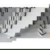 Mexen Rio douchecabine vierkant 80 x 80 cm, transparant, zwart + Flat douchebak, wit - 860-080-080-70-00-4010B