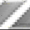 Mexen Lunar draaiende douchedeur links 120 cm, transparant, goud - 834S-120-050-50-00-L