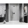 Mexen Lunar-B dušinurkse uks parempoolne 120 cm, läbipaistev, gun metal - 832S-120-050-95-00-P