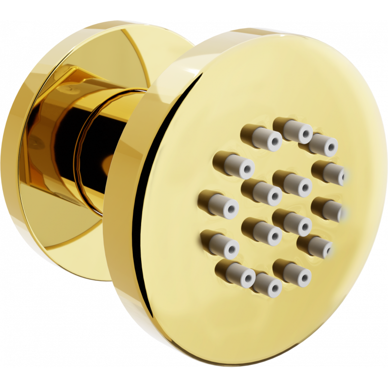 Mexen wall-mounted side sprayer, gold - 79361-50