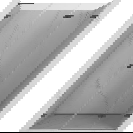 Mexen Lunar-F L Falttür rechtes Duschpaneel 150 cm, transparent, gun gray gebürstet - 836SL-150-050-66-00-P