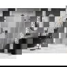 Mexen Lunar-F L Falttür rechtes Duschpaneel 150 cm, transparent, gun gray gebürstet - 836SL-150-050-66-00-P