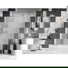 Mexen Lunar-B Duschdrehtür rechts 110 cm, transparent, gebürstetes Nickel - 832S-110-050-97-00-P
