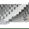Mexen Rio vierkante douchecabine 80 x 80 cm, matglas, zwart + Flat douchebak, wit - 860-080-080-70-30-4010B
